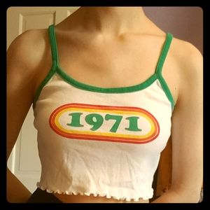 1971 crop top